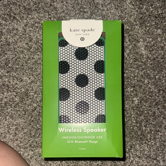 Kate Spade Black and White Wireless Speaker